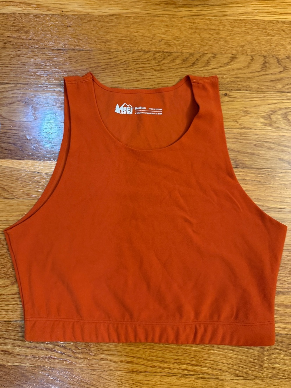 REI Co-op Take Your Time Bra Top in Terracotta/Orange - Size Medium